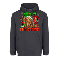 Smoke merry christmas cow Heavyweight Hoodie - CowGirlArtShop