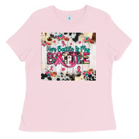 Bubblegum Pink her battle is my battle Ladies Tee - JahusDesignShop