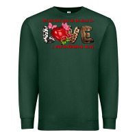 Sports Green Let all that you do be done in love i corinthians Premium Sweatshirt - HowdyJamesFarm