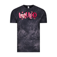 Cloud Black valentine's day loved john 3 16 Vintage Tee - MaliasSmallBusiness