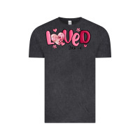 Vintage Black valentine's day loved john 3 16 Vintage Tee - MaliasSmallBusiness