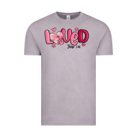 Valentine's Day Loved John 3 16 Vintage Tee | Teevron