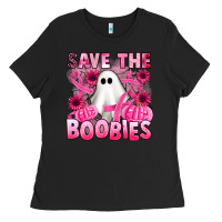 Black save the boobies Ladies Tee - Artiststas