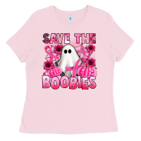 Bubblegum Pink save the boobies Ladies Tee - Artiststas