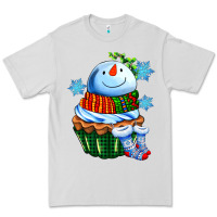 Dove Grey snowman cupcake Premium Tee - AdoDesignShop