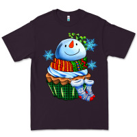 Plum snowman cupcake Premium Tee - AdoDesignShop