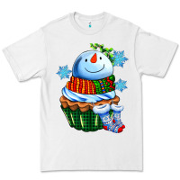 White snowman cupcake Premium Tee - AdoDesignShop