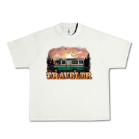 Pistachio traveler Urban Heavy Tee - NancyCooperArtShop