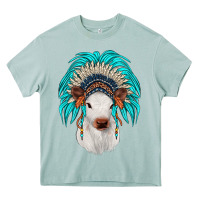 Arona calf indian headdress Heavy Core Tee - JahusDesignShop