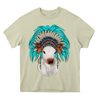 Mossy calf indian headdress Heavy Core Tee - JahusDesignShop