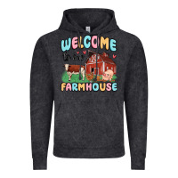 Vintage Black welcome to our farmhouse Vintage Hoodie - MaliasSmallBusiness