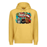 Antique Gold small town christmas Premium Hoodie - CowGirlArtShop