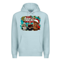 Blue Mist small town christmas Premium Hoodie - CowGirlArtShop