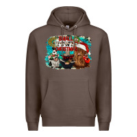 Coffee small town christmas Premium Hoodie - CowGirlArtShop