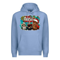 Colony Blue small town christmas Premium Hoodie - CowGirlArtShop