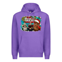 Purple small town christmas Premium Hoodie - CowGirlArtShop