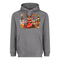 Storm christmas reindeer coffee Heavyweight Hoodie - CowGirlArtShop