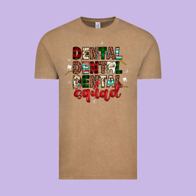 Christmas Dental Squad Vintage Tee Designed By Jahusdesignshop