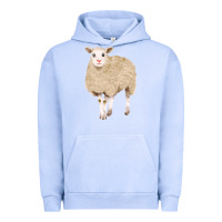 Pigment Grape Ice sheep Urban Hoodie - FaDigitalArtStudio
