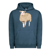 Pigment Midnight Navy sheep Urban Hoodie - FaDigitalArtStudio