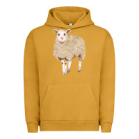 Pigment Peanut Butter sheep Urban Hoodie - FaDigitalArtStudio