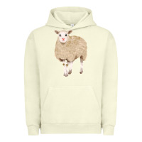 Pigment Pistachio sheep Urban Hoodie - FaDigitalArtStudio
