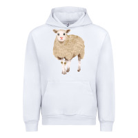 White sheep Urban Hoodie - FaDigitalArtStudio
