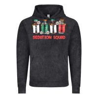 Vintage Black sedation squad Vintage Hoodie - MaliasSmallBusiness