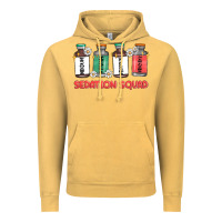 Vintage Mustard sedation squad Vintage Hoodie - MaliasSmallBusiness
