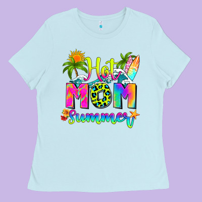 Mom Summer Ladies Tee Designed By Ranaportraitstore