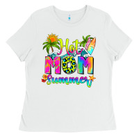 White mom summer Ladies Tee - RanaPortraitStore