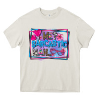 Cream me sarcastic nah Heavy Core Tee - AdoDesignShop