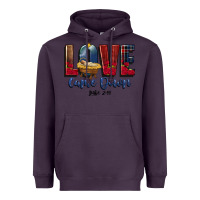 Plum love came down luke 2 11 Heavyweight Hoodie - CowGirlArtShop