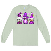 Matcha Purple Winter Gnomies Long Sleeve Tee - BundleAndBundleShop