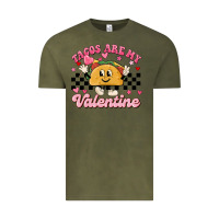 Vintage Olive tacos are my valentine Vintage Tee - MaliasSmallBusiness