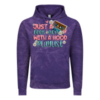 Cloud Purple just a good mom with a hood playlist Vintage Hoodie - MaliasSmallBusiness