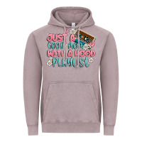 Vintage Zinc just a good mom with a hood playlist Vintage Hoodie - MaliasSmallBusiness