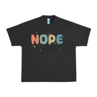 Pigment Black nope not today Urban Heavy Tee - MaliasSmallBusiness