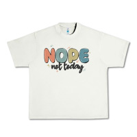 Pistachio nope not today Urban Heavy Tee - MaliasSmallBusiness