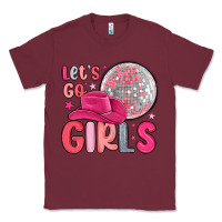 Burgundy let s go girls Classic Tee - MaliasSmallBusiness