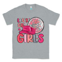 Heather Grey let s go girls Classic Tee - MaliasSmallBusiness