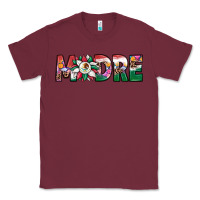 Burgundy mexican flag sunflower madre Classic Tee - JahusDesignShop