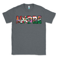 Charcoal Heather mexican flag sunflower madre Classic Tee - JahusDesignShop