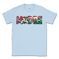 Dusty Blue mexican flag sunflower madre Classic Tee - JahusDesignShop