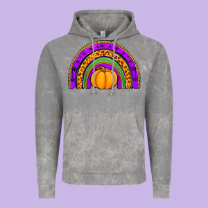 Halloween Rainbow Vintage Hoodie Designed By Jasminsmagicworld