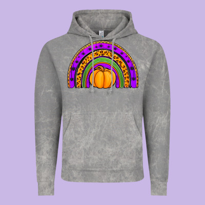 Halloween Rainbow Vintage Hoodie Designed By Jasminsmagicworld
