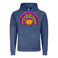 Vintage Denim halloween rainbow Vintage Hoodie - Jasminsmagicworld