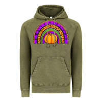 Vintage Olive halloween rainbow Vintage Hoodie - Jasminsmagicworld