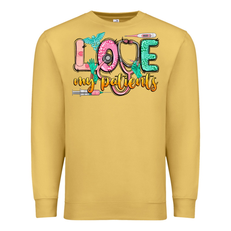 Love My Patients Premium Sweatshirt by CowGirlArtShop | Teevron