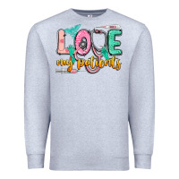 Heather Grey Love my patients Premium Sweatshirt - CowGirlArtShop